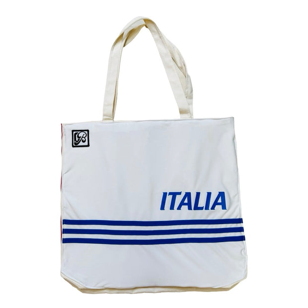 Upcycled Tote: Azzurri