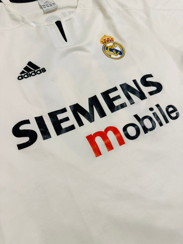 2003/05 Real Madrid Home Figo Size M