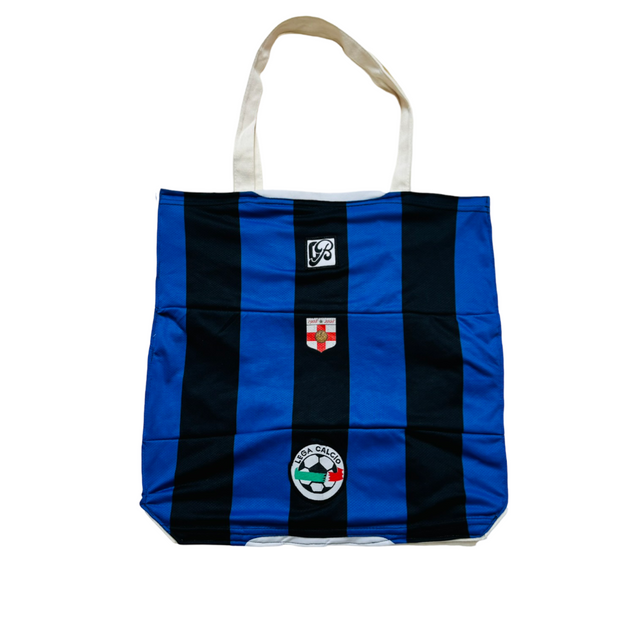 Upcycled Tote: Nerazzurri