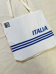 Upcycled Tote: Azzurri