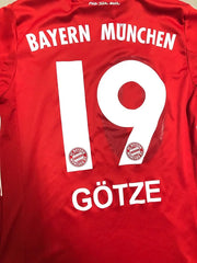 2013/14 Bayern Munich Gotze Home Size Youth L