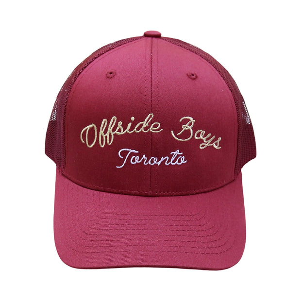 OB Trucker Cap Burgundy